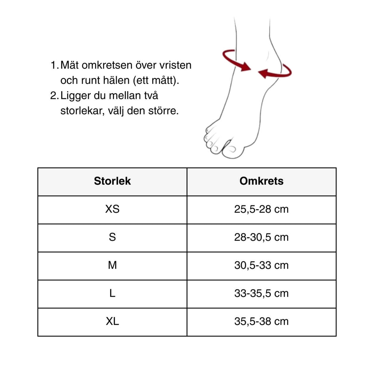 Fotledsstöd Malleo Sprint