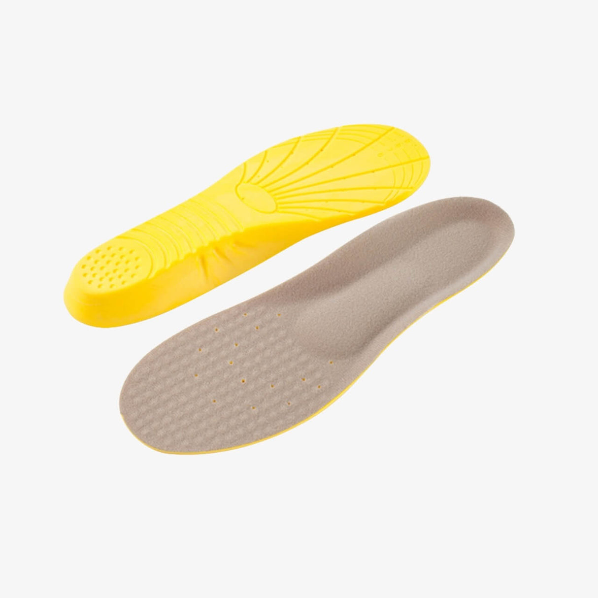 Stötdämpande skoinlägg med hålfotsstöd