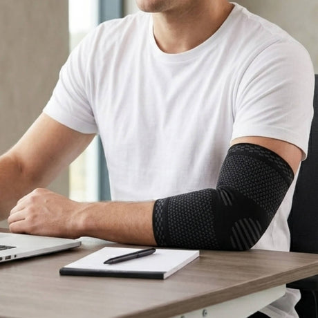 Active armbågsstöd kompression