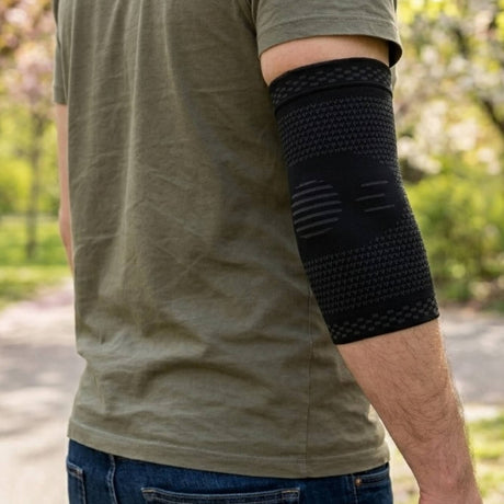 Active armbågsstöd kompression