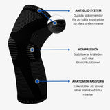 Active knäskydd kompression