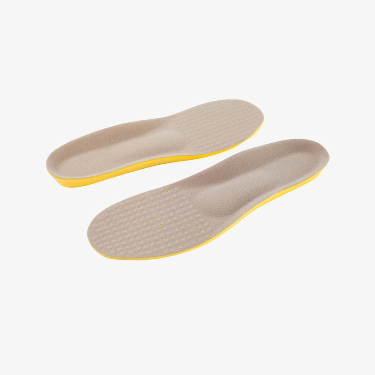 Stötdämpande skoinlägg med hålfotsstöd