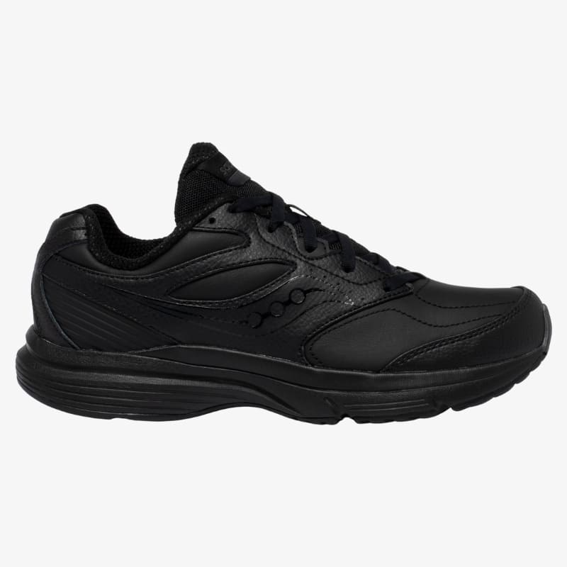 saucony-integrity-walker-3-wide-herr-svart-utsida-sidovy Saucony Integrity Walker 3 Wide Herr