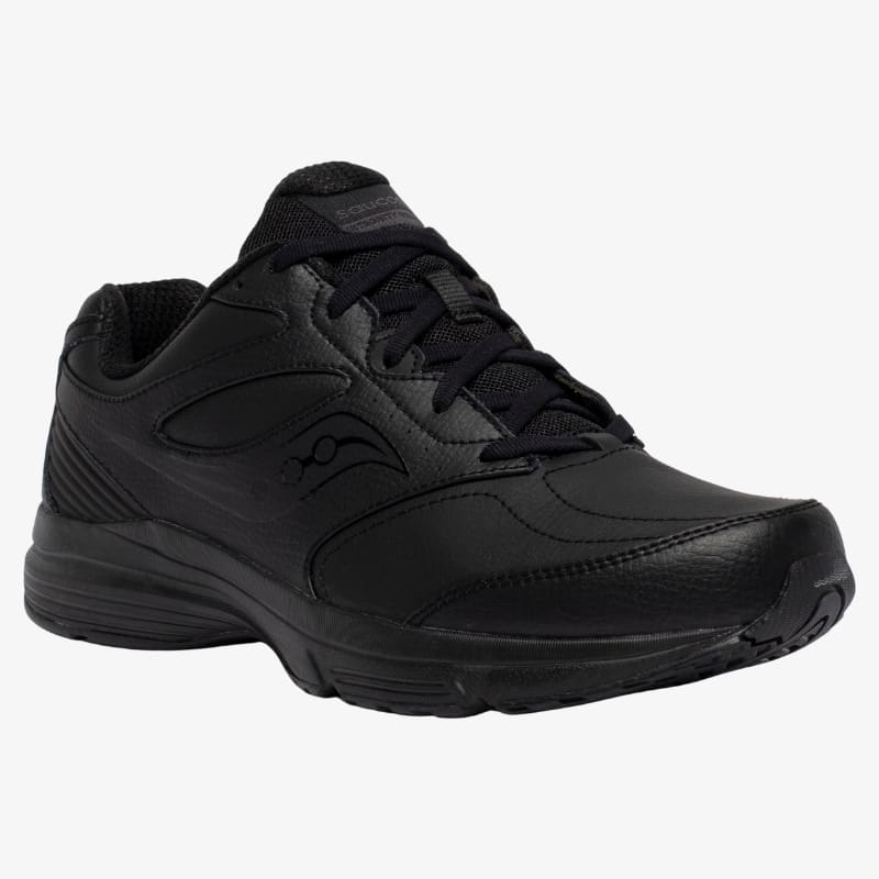 saucony-integrity-walker-3-wide-herr-svart-utsida-vinklad Saucony Integrity Walker 3 Wide Herr