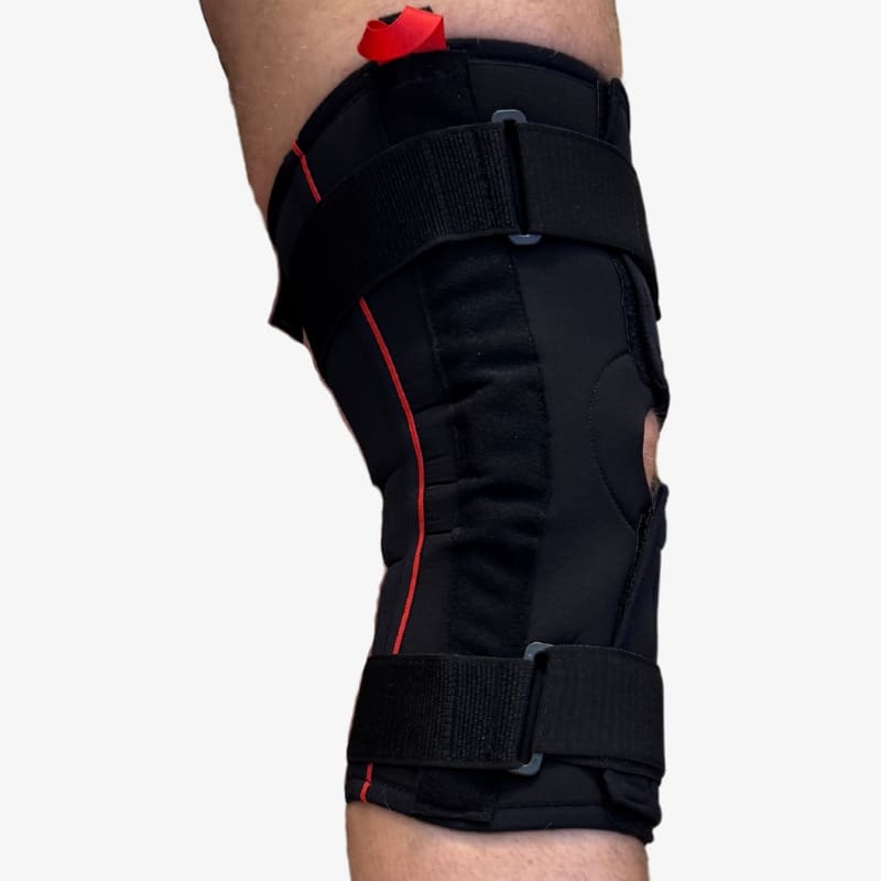stabiliserande knaskydd - genu direxa wraparound sida Stabiliserande knäskydd Genu Direxa Wraparound